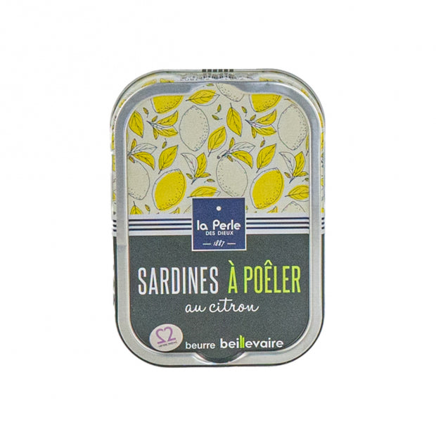 Sardines à poêler citron 115g