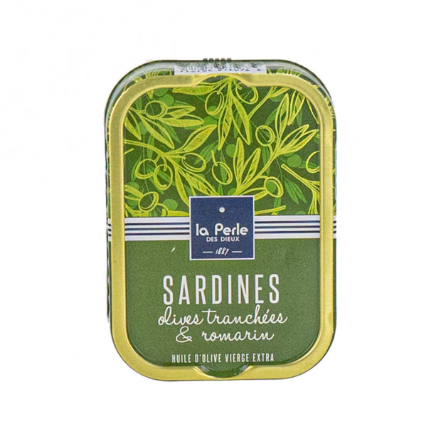 SARDINES AUX 2 OLIVES/ROMARIN 115 G
