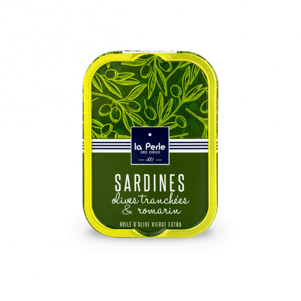 Sardines olives et romarin 115g