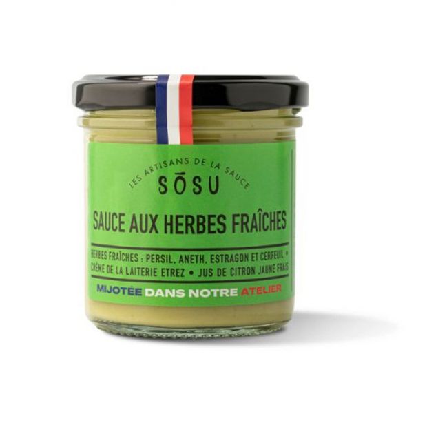 Sauce aux Herbes Fraîches 130 g - Sosu les artisans de la sauce
