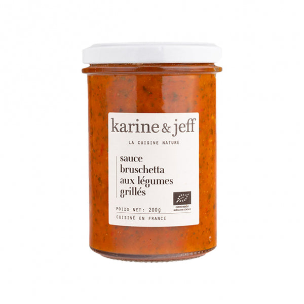SAUCE BRUSHETTA LEGUMES GRILLES K&J 200G