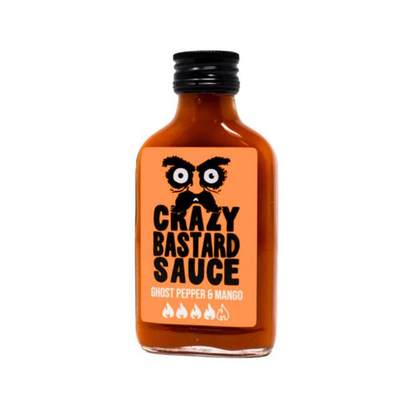 Sauce crazy bastard ghost pepper mango 100ml - Crazy Bastard