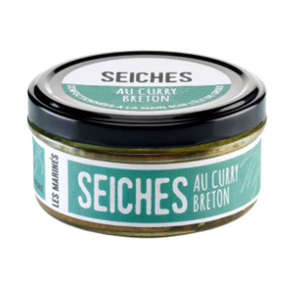 Seiches au Curry Breton 110 g - Groix et Nature