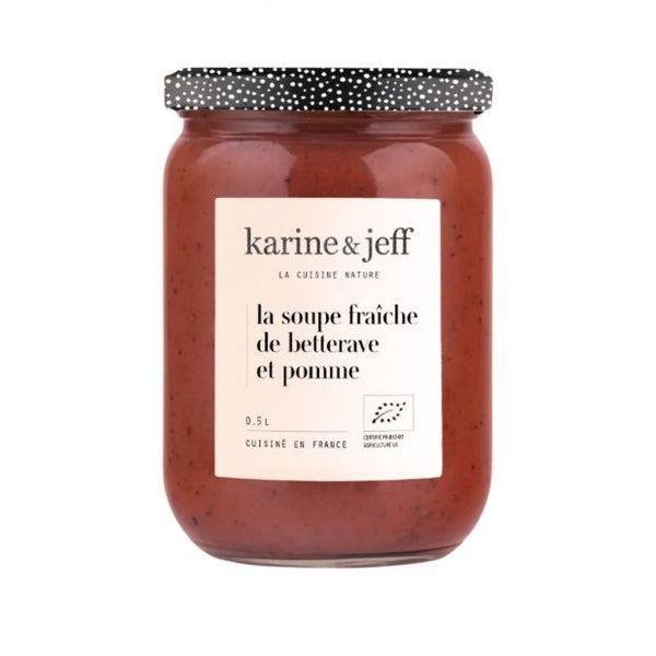 Soupe fraîche de betterave et pomme 500ml - Karine & Jeff
