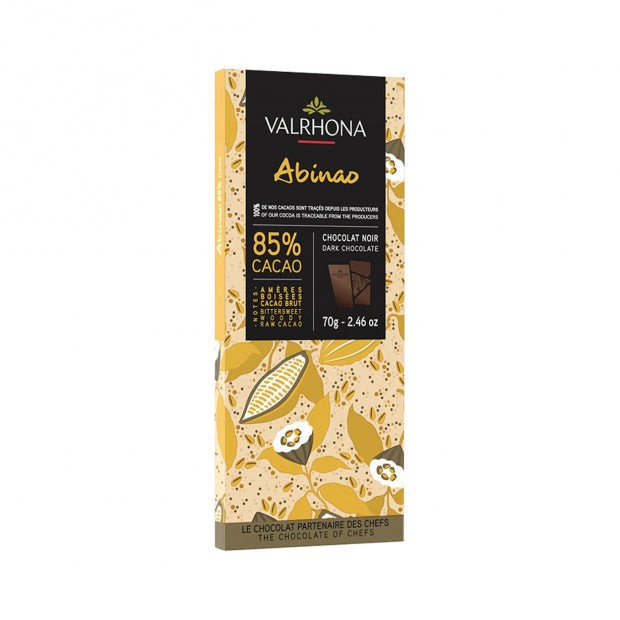 Tablette abinao 85% 70g - Valrhona