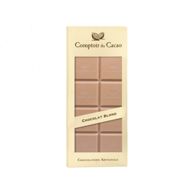 Tablette chocolat blond nature 90g