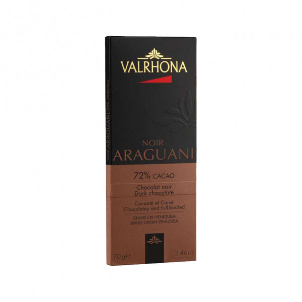 Tablette chocolat noir araguani 72% 70g - Valrhona