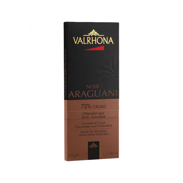 Tablette chocolat noir araguani 72% 70g - Valrhona