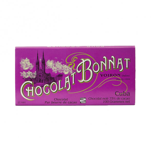 Tablette de chocolat noir Cuba 100 g