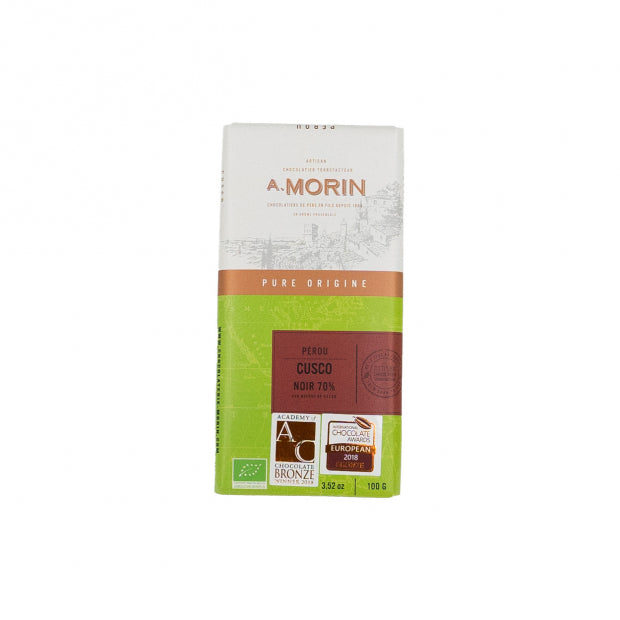 Tablette noir Perou cusco 70% - Morin