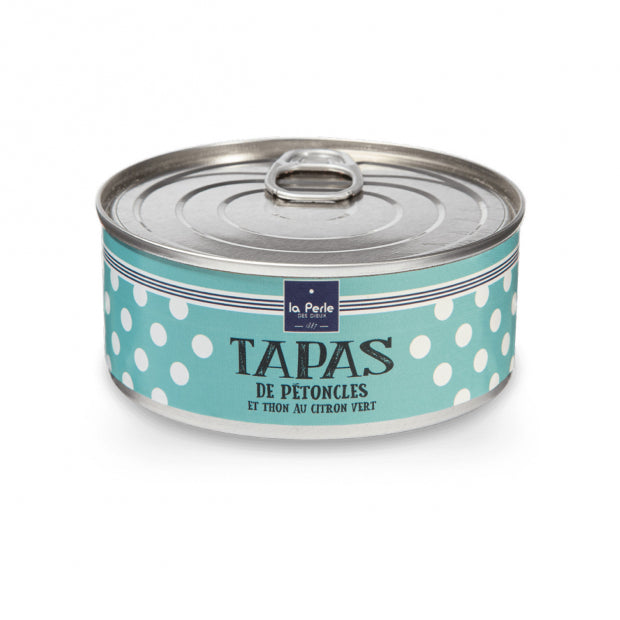 Tapas de pétoncles et thon citron vert 215g
