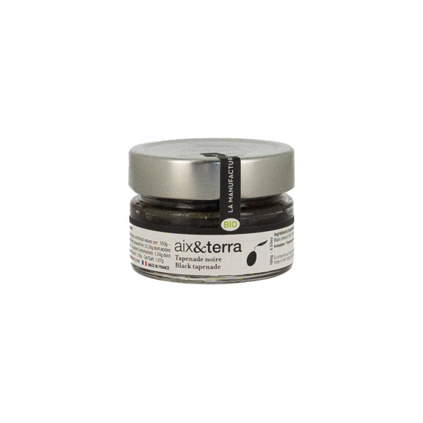 TAPENADE NOIRE BIO 100G AIX&TERRA
