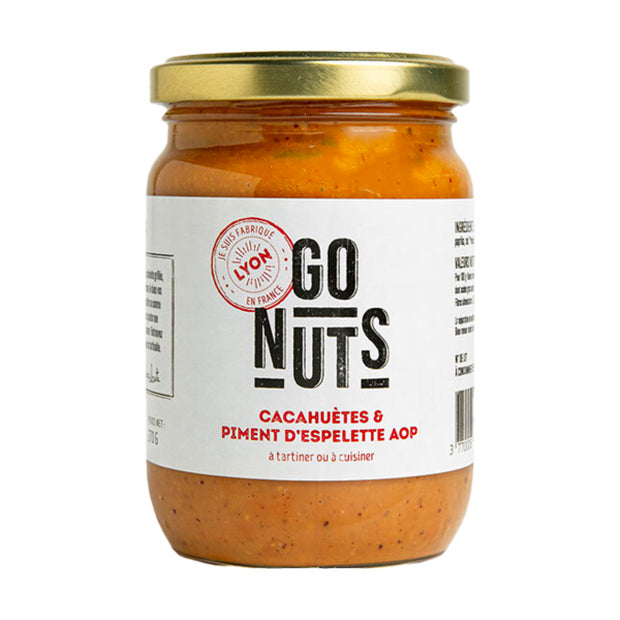 Tartinable cacahuètes piment d'espelette aop 270g