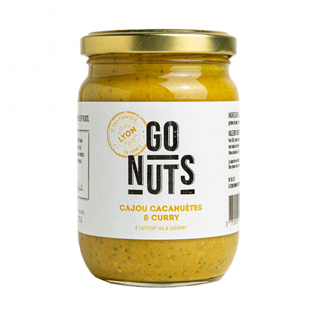 Tartinable cajou cacahuètes et curry 100g