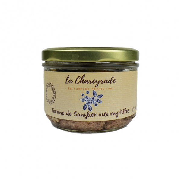 TERRINE LA CHAREYRADE SANGLIER MYRTILLE 180G