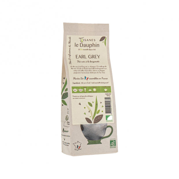 Thé noir earl grey 100g