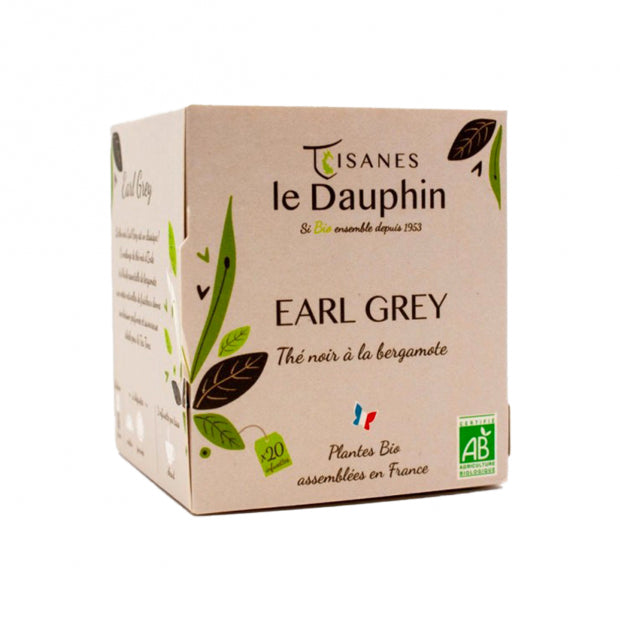 Thé noir earl grey en sachet 36g