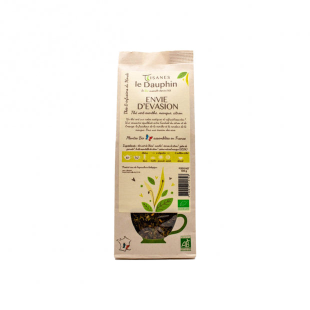 Thé vert envie d'evasion en vrac 100g