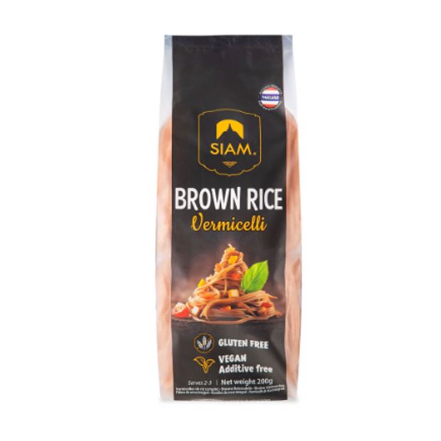Vermicelles de Riz Brun 200 g - Siam