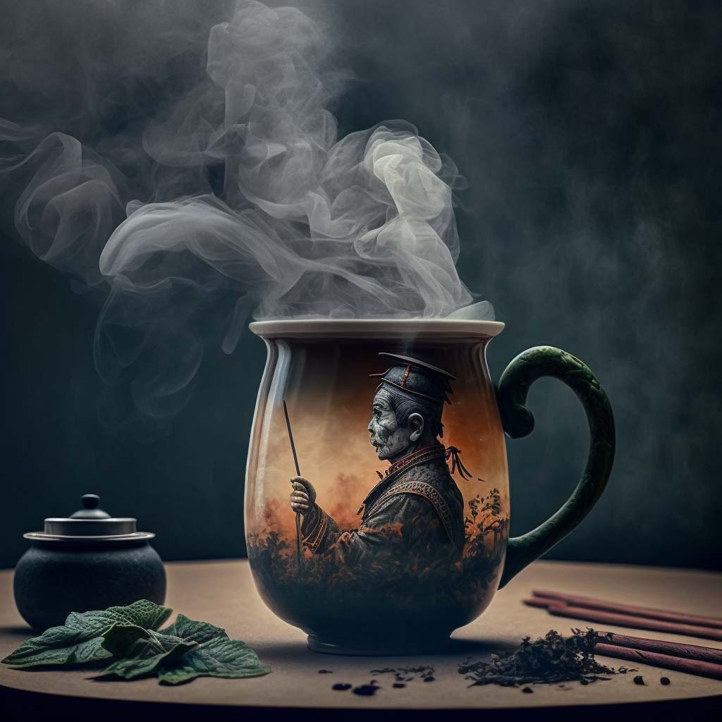 thé lapsang Souchon de Chine